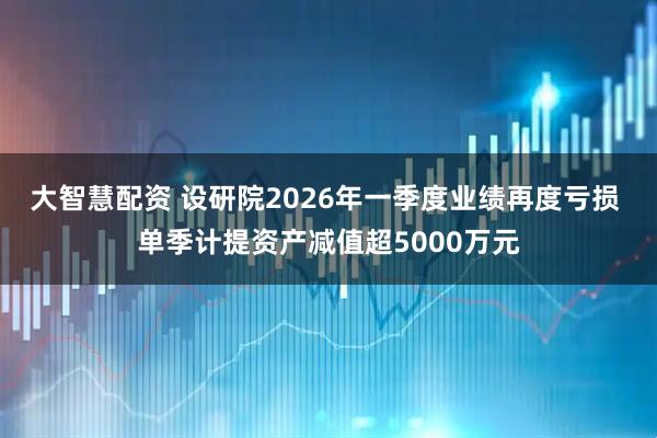 大智慧配资 设研院2026年一季度业绩再度亏损 单季计提资产减值超5000万元